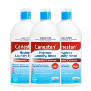 双11促销：Canesten 凯妮汀 衣物除菌液 1L*3瓶*2件