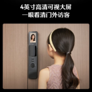 德施曼（DESSMANN）指纹锁智能门锁密码锁防盗 电子锁智能锁门禁锁视频锁全自动 可视猫眼室内大屏Q50MPRO