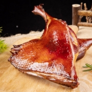 老炕 长沙腊鸭腿 腊鸡腊鸭腊鸭腿风干烟熏腊味农家特产 烟熏腊鸭边腿500g（2只）