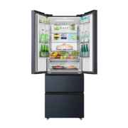 美的(Midea)19分钟急速净味439升变频一级能效法式多门电冰箱大容量家用除菌无霜智能家电BCD-439WFPZM(E)