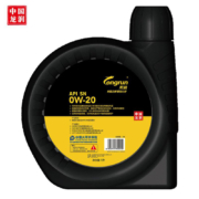 龙润润滑油 含PAO全合成汽机油 0W-20 SN级 1L 汽车用品