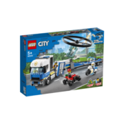 LEGO 乐高 City城市系列 60244 警用直升机运输车