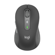 罗技（Logitech）M750 通用版鼠标 无线蓝牙鼠标 对称鼠标 黑色 带Logi Bolt USB接收器