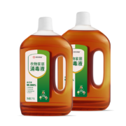 京东京造 消毒液 2kg×2瓶 消毒水 杀菌率达99.999% 含PCMX4.3-5.3% 衣物地板玩具宠物用品环境等多用途可用