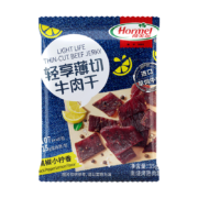 荷美尔（Hormel） 牛肉干 轻享薄切牛肉干 熟食肉脯 休闲零食 办公室零食 网红零食 黑椒小柠香35g*10