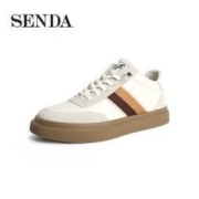 SENDA 森达 冬季新款商场同款时尚运动风户外休闲男短靴1WK23DD1