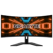 技嘉（GIGABYTE）34英寸准4K 显示器直面IPS/曲面21:9战术带鱼屏游戏 内置音箱 G34WQC A 曲面带鱼屏/1ms/144HZ
