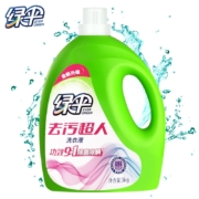 绿伞去污超人除菌除螨洗衣液3kg 薰衣草香 深层去污清洁 中性机洗手洗洗衣液