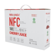 爱樱维 NFC纯樱桃汁绿色食品A级非浓缩还原鲜榨车厘子汁鲜榨果汁孕妇儿童健康节日礼物【山东特产礼盒】 180ml×6促销装