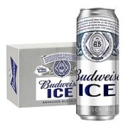 Budweiser 百威 冰啤酒 冰酿工艺 500ml*18听 活动款