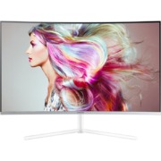 三星（SAMSUNG） 31.5英寸4K 高清游戏设计窄边框曲面屏电脑显示器 U32R591CWC