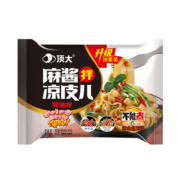 顶大 面皮拌凉皮儿方便面麻酱味热汤凉拌面泡面非油炸速食袋装 麻酱味*10袋
