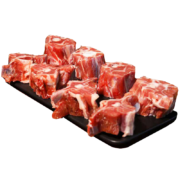 夏季牧场 内蒙有机羔羊蝎子 1kg 冷冻 国产锡盟草饲散养羔羊肉 原切羊脊骨火锅食材