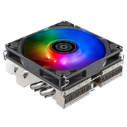 银欣（SilverStone）下压式CPU散热器HYH90（支持AMD AM5.INTEL 1700多平台/四热管/适配ITX机箱/PWM风扇)