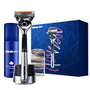 Gillette 吉列 锋隐致顺系列剃须套装 (1光滑刀架+4刀头+磁力底座+啫喱70g）