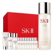 SK-II 神仙水230ml精华液护肤品套装(内含爽肤水+洗面奶)