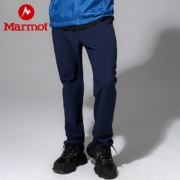 【22新品】Marmot土拨鼠春夏城市户外运动防风防泼水男M3薄软壳裤