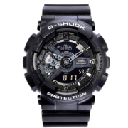 卡西欧（CASIO）手表 G-SHOCK 暗夜之光黑武士运动防水男士腕表电子手表 黑武士 GA-110-1BDR