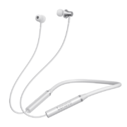 联想(Lenovo) thinkplus HE05X白色 蓝牙无线运动挂颈式耳机 入耳式挂脖音乐跑步运动超长续航 适用苹果华为