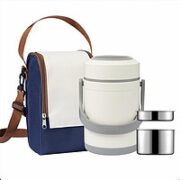某东京造 不锈钢保温饭盒 2L （赠保温袋+便携餐具）