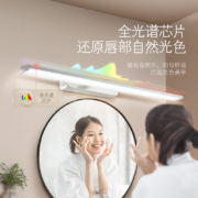 松下（Panasonic）镜前灯 卫生间化妆灯美光色壁灯 LED浴室镜前灯具镜柜款 银色10瓦 HHJQ1001