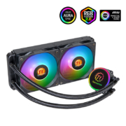 Tt（Thermaltake）枭龙240 Riing ARGB一体式CPU水冷散热器 (ARGB风扇/主板同步/全铜水冷头/多平台/带硅脂）