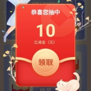建设银行 消费达标抽立减金 实测中10+2+2元
