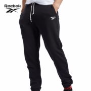 Reebok锐步官方男子CUFFE PANT抽绳系带经典运动休闲长裤FK6024 FK6024_黑色 A/2XL