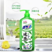 活力28-绿茶洗洁精 去油去渍 洗碗洗果蔬 去油去农残 自然清香温和中性不伤手 绿茶加浓洗洁精1.2kg*2瓶
