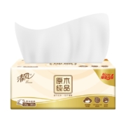 清风（APP) 抽纸  纸巾 面巾纸 原木纯品3层120抽软抽纸巾*30包纸巾(整箱销售）【新老包装随机发货】