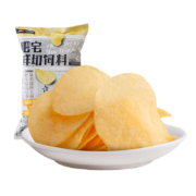 三只松鼠宅宅鲜切饲料原味薯片休闲膨化网红零食45g