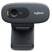 罗技（Logitech） C270i高清摄像头 USB电脑笔记本台式机视频会议直播摄像头带麦克风网课 电视视频网课摄像头黑灰色