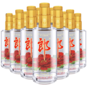 郎酒 顺品郎 浓香型白酒 45度480ml*6瓶 整箱装 （光瓶粮食酒）