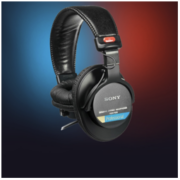 SONY 索尼 MDR-7506 耳罩式头戴式降噪有线耳机 黑色
