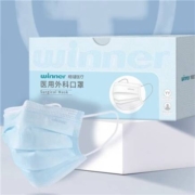 聚划算百亿补贴：winner 稳健 一次性 医用外科口罩 100只