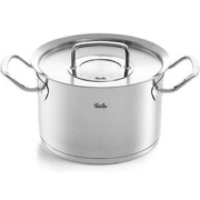 Fissler 菲仕乐 Original-Profi新雅格系列 20cm不锈钢带盖平底煮锅/浅汤锅3.9L
