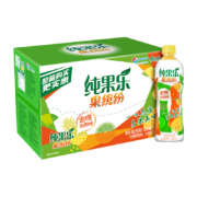 plus会员、亲子会员：百事可乐果缤纷 金橙凤梨味 果汁饮料 450ml*15瓶整箱装*3件