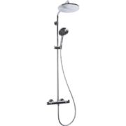 汉斯格雅（Hansgrohe） 恒温花洒德国原装进口阀芯双飞雨240超大顶喷淋浴套装27115007