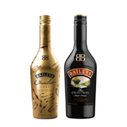 百利（Baileys）百利甜酒  力娇酒 洋酒套装 奶油原味 500ml+浓情巧克力味 500ml