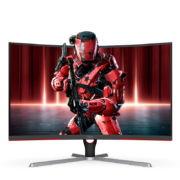 AOC 31.5英寸 1000R 2K高清 165Hz HDR10 1ms响应 广色域 窄边框 低蓝光不闪 曲面游戏电竞显示器 CQ32G3SE