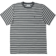 Carhartt WIP短袖T恤男装春夏经典LOGO刺绣条纹029965I