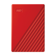 西部数据(WD) 1TB 移动硬盘 USB3.0 My Passport随行版 2.5英寸 红色 机械硬盘 便携存储 自动备份 兼容Mac