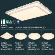 雷士照明（NVC）LED吸顶灯 现代风格轻奢温馨客厅餐厅卧室灯具 AI智控满天星灯饰 WHXD108F/F-03