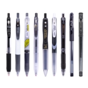 日本ZEBRA斑马牌jj15百乐PILOT中性笔果汁笔速干套装文具P500黑笔练字笔按动0.5mm书写水性墨水学霸考试专用