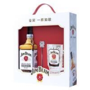 PLUS会员：JIM BEAM 金宾 调和威士忌 40%vol  750ml 礼盒装