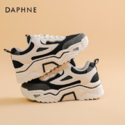 PLUS会员：达芙妮（DAPHNE）厚底 透气撞色 休闲鞋 运动鞋 老爹鞋