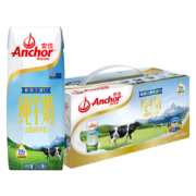 安佳（Anchor）新西兰进口牛奶  全脂牛奶 UHT纯牛奶  草饲奶源  250ml*10 礼盒装