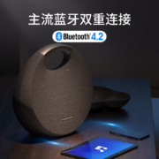 哈曼卡顿 （Harman Kardon） ONYX STUDIO6 音乐星环 桌面立体声音箱 电脑音响 便携蓝牙音箱 黑色