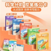 洪恩 控笔训练幼儿园儿童 可擦笔控练习 专注力
