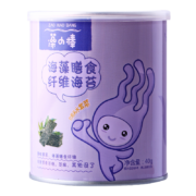 藻小棒海藻膳食纤维0添加剂夹心海苔片海藻零食 海苔夹心脆 孩子可食用无添加盐无添加蔗糖 2罐